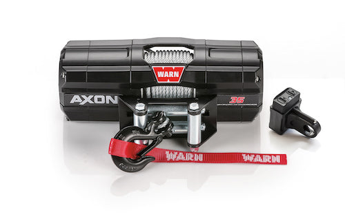 Warn AXON 35 Winch with Wire Rope - 12V