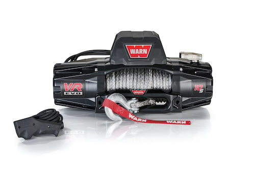 Warn VR EVO 10-S Winch with Synthetic Rope - 12V