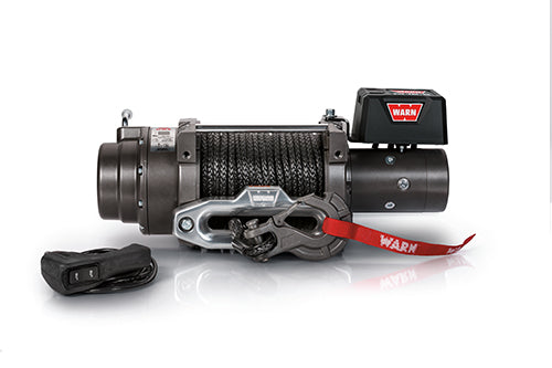 Warn M12-S Winch with Synthetic Rope - 12V