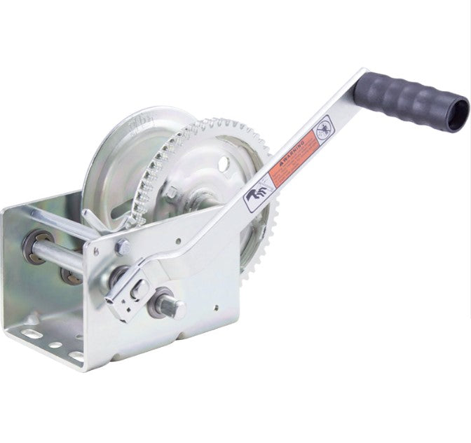 Console Mounted Hand Winch - 2 Speed - 1,800 lb (817kg) Capacity.
