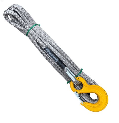 Synthetic winch rope, 5mm x 15m long.