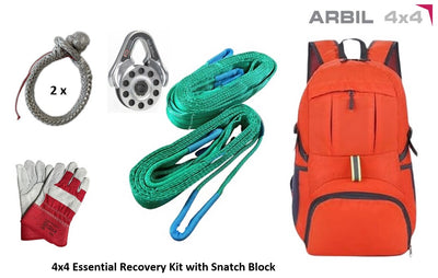 4x4 Essential Recovery Kit with Snatch Block