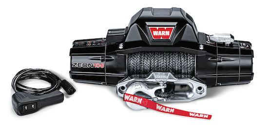 Warn Zeon 10-S CE Winch with Synthetic Rope - 12V