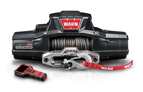 Warn Zeon Platinum 10K-S Winch with Synthetic Rope - 12V