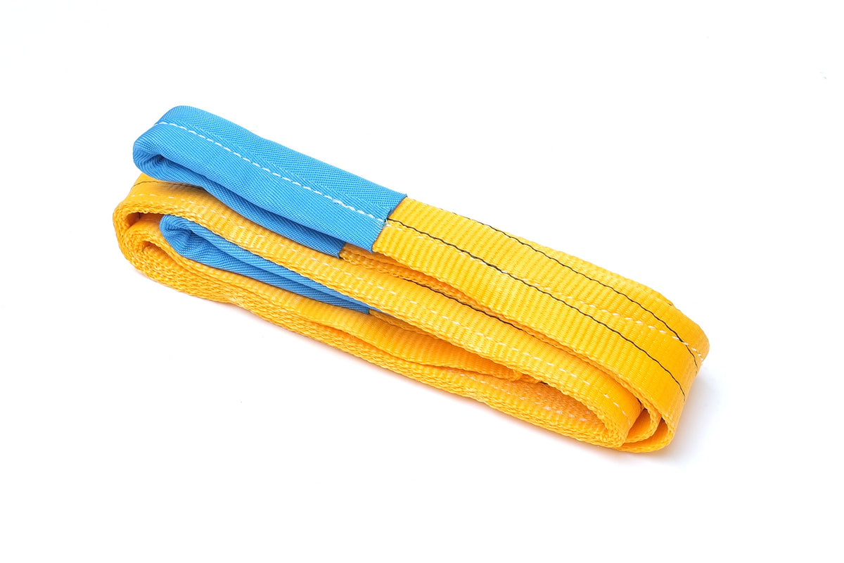 Flat Duplex Sling, 3t, 90mm wide, Yellow